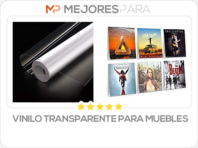 vinilo transparente para muebles