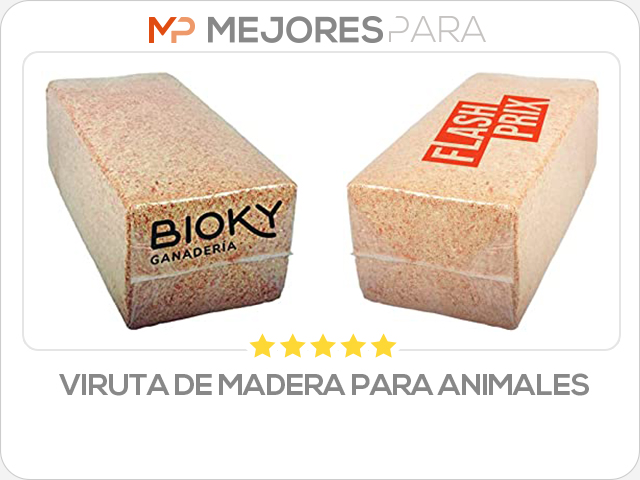 viruta de madera para animales