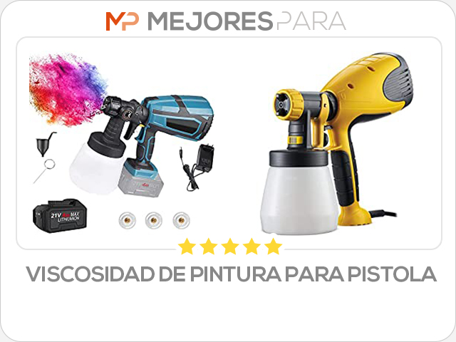 viscosidad de pintura para pistola