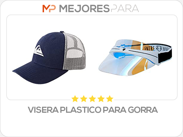 visera plastico para gorra