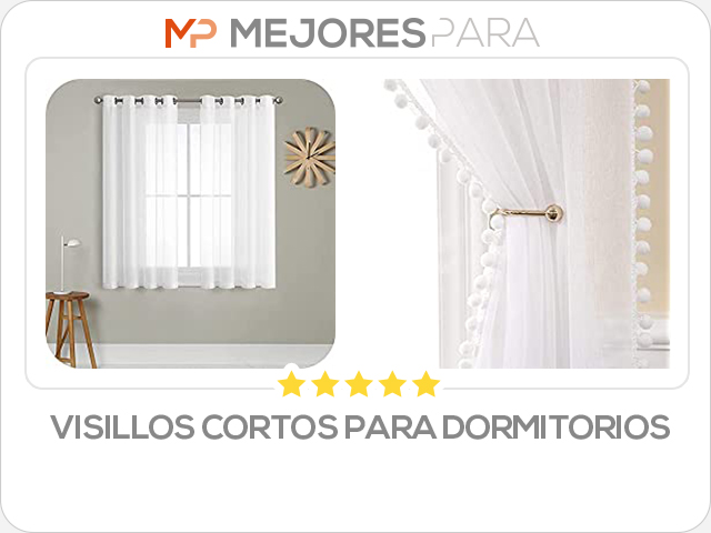 visillos cortos para dormitorios