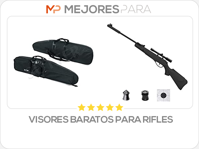 visores baratos para rifles