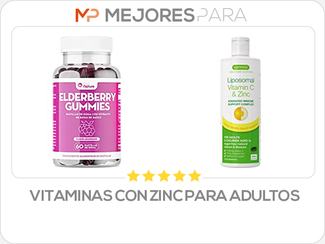 vitaminas con zinc para adultos