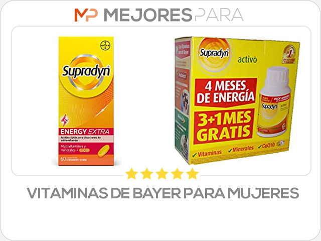 vitaminas de bayer para mujeres