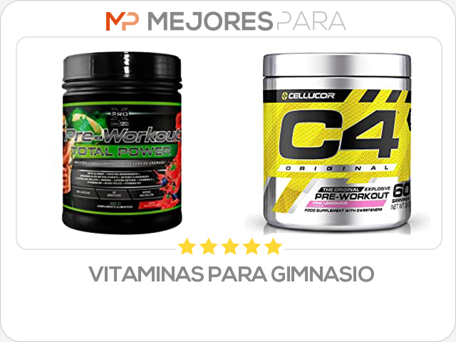 vitaminas para gimnasio