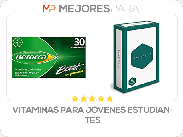 vitaminas para jovenes estudiantes