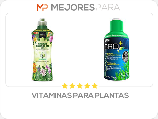 vitaminas para plantas