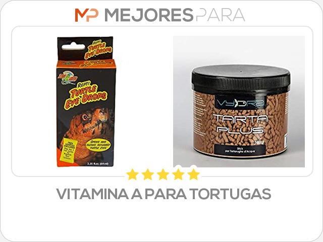 vitamina a para tortugas