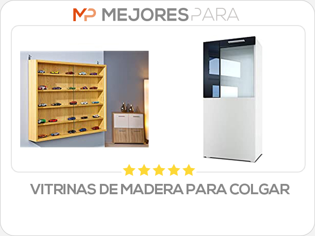 vitrinas de madera para colgar