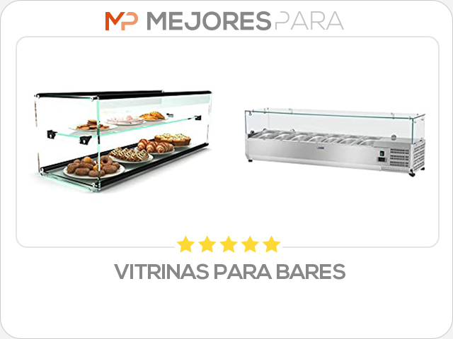 vitrinas para bares