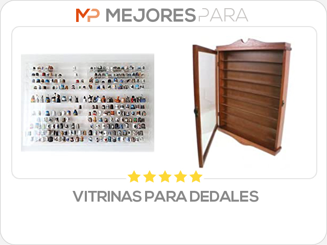 vitrinas para dedales