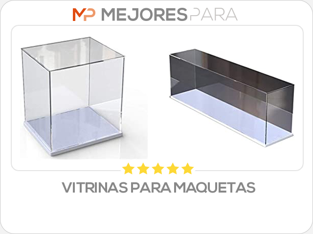 vitrinas para maquetas