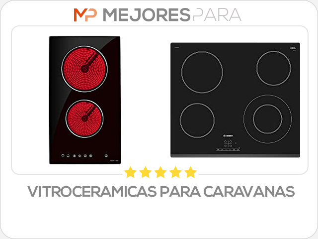 vitroceramicas para caravanas