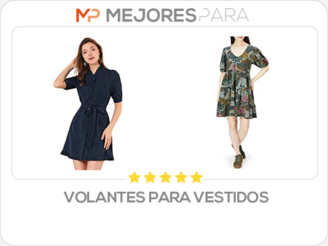 volantes para vestidos