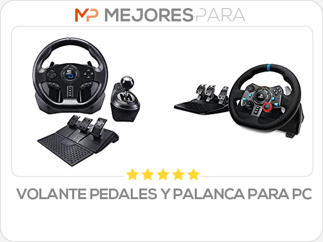 volante pedales y palanca para pc