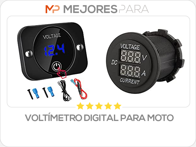 voltímetro digital para moto