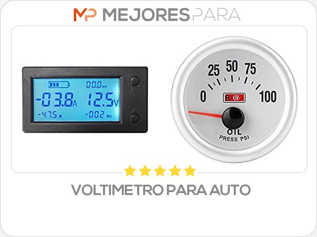 voltimetro para auto