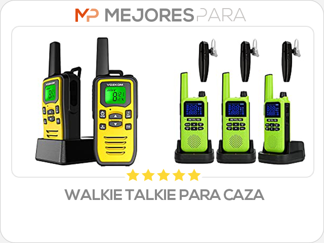 walkie talkie para caza