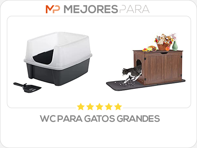 wc para gatos grandes