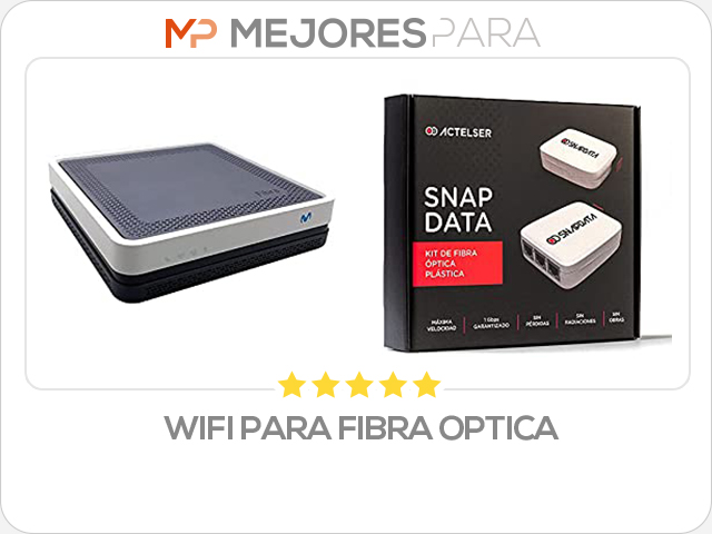 wifi para fibra optica