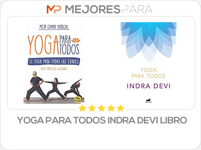 yoga para todos indra devi libro