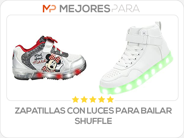 zapatillas con luces para bailar shuffle