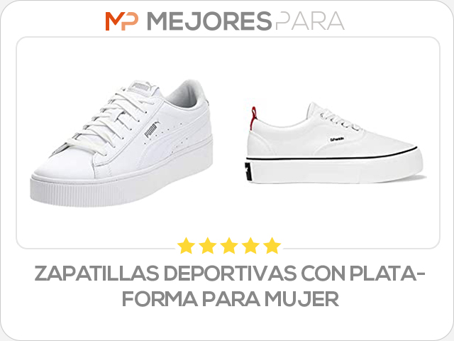 zapatillas deportivas con plataforma para mujer