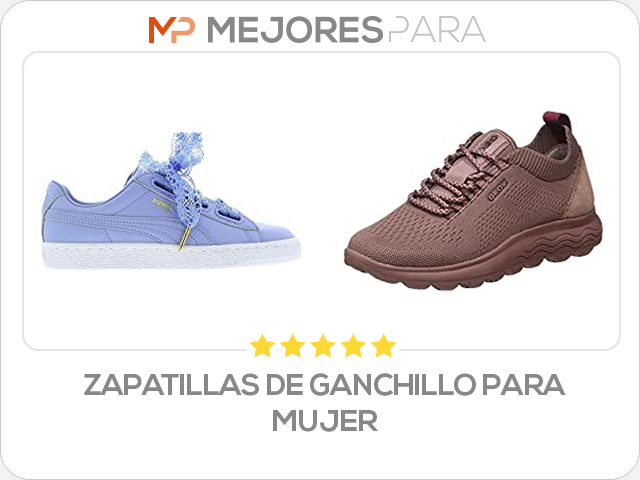 zapatillas de ganchillo para mujer