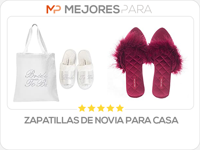 zapatillas de novia para casa