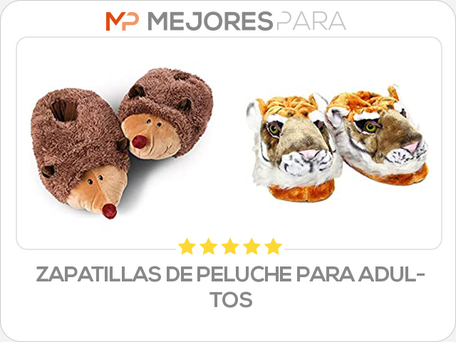 zapatillas de peluche para adultos