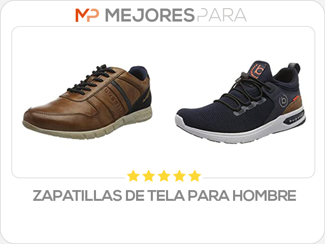 zapatillas de tela para hombre