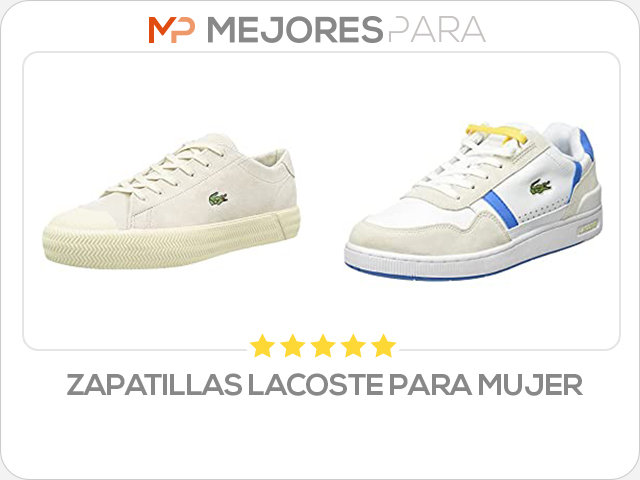 zapatillas lacoste para mujer