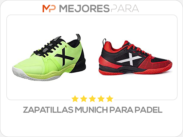 zapatillas munich para padel