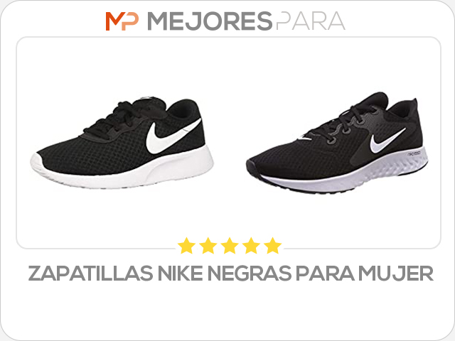 zapatillas nike negras para mujer