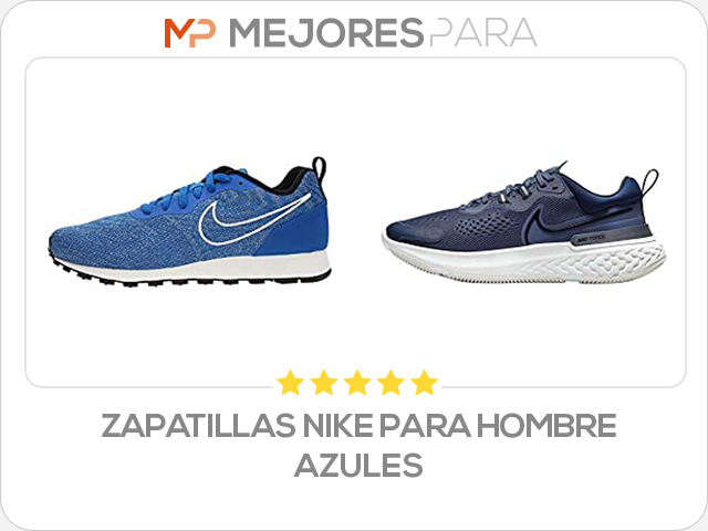 zapatillas nike para hombre azules