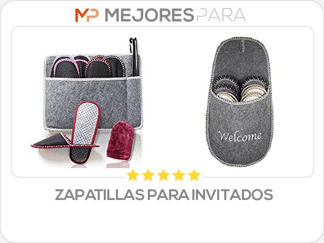 zapatillas para invitados