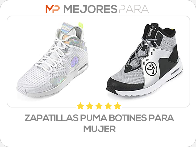 zapatillas puma botines para mujer