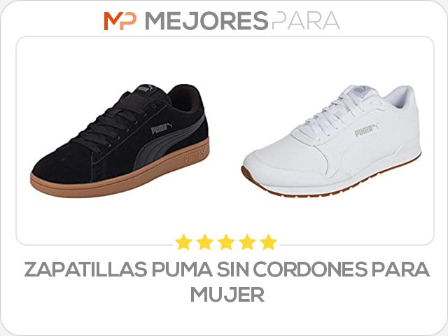 zapatillas puma sin cordones para mujer