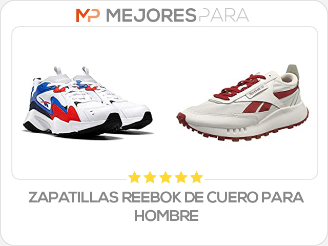 zapatillas reebok de cuero para hombre