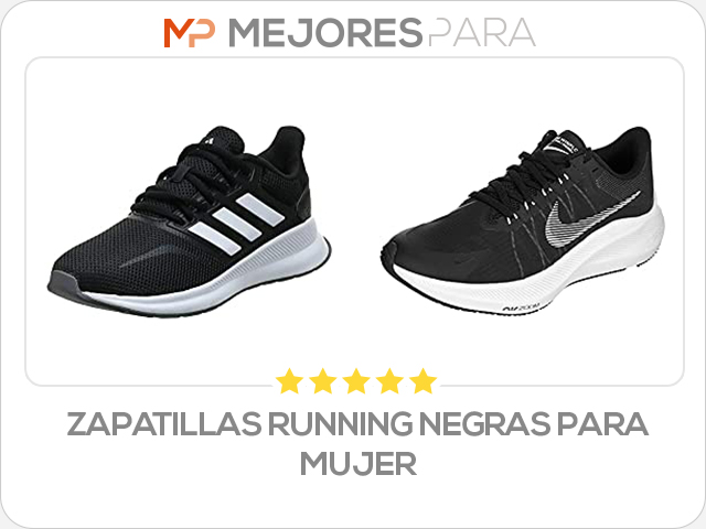 Zapatillas Running Negras para Mujer