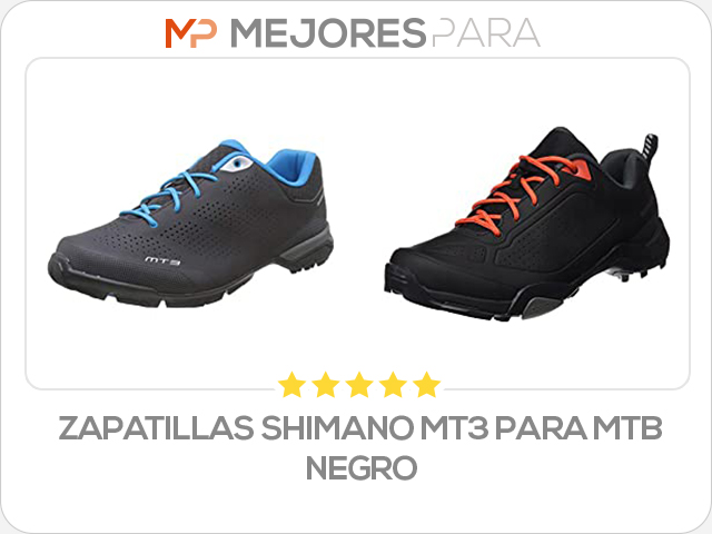 zapatillas shimano mt3 para mtb negro