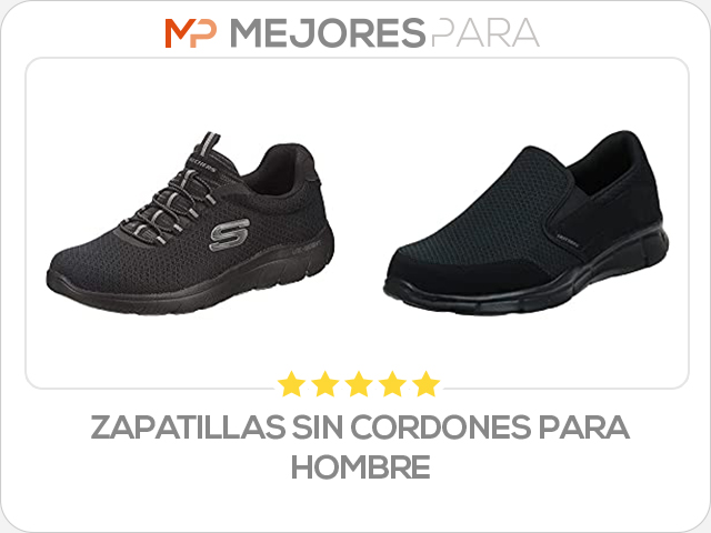 zapatillas sin cordones para hombre