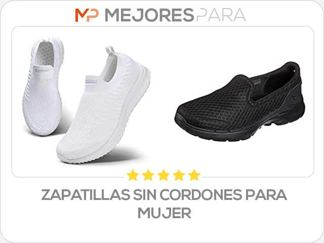 zapatillas sin cordones para mujer