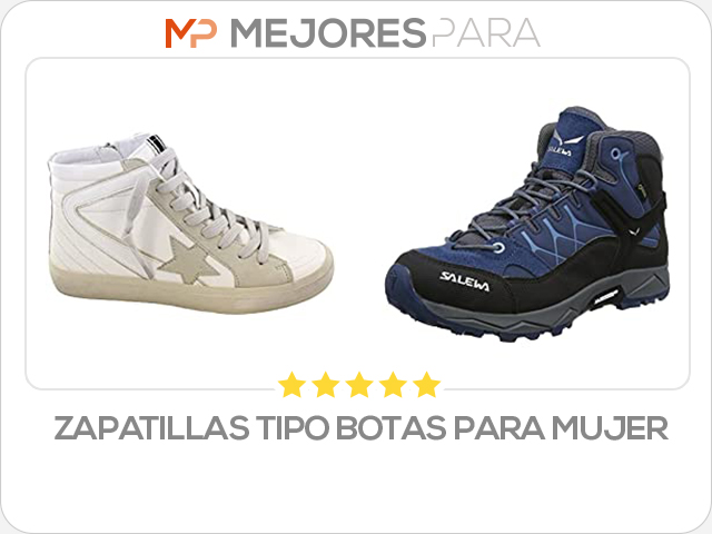 zapatillas tipo botas para mujer