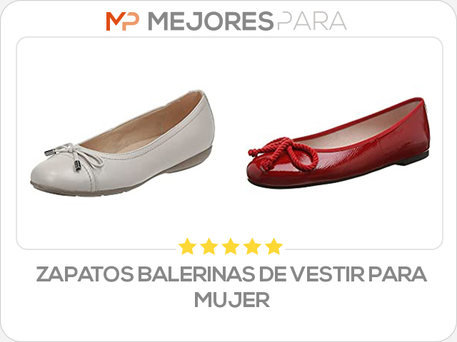 zapatos balerinas de vestir para mujer