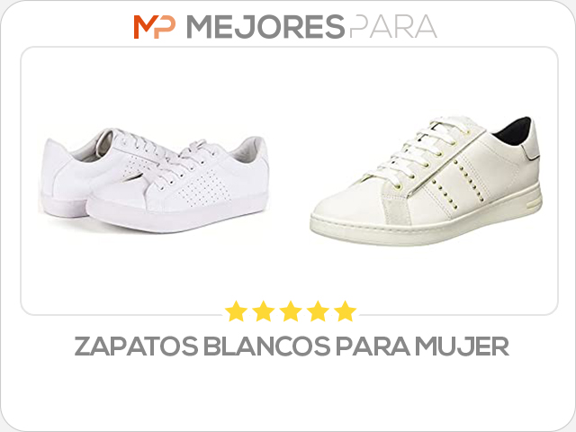 zapatos blancos para mujer