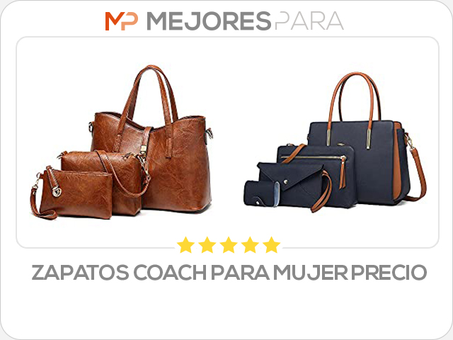 zapatos coach para mujer precio