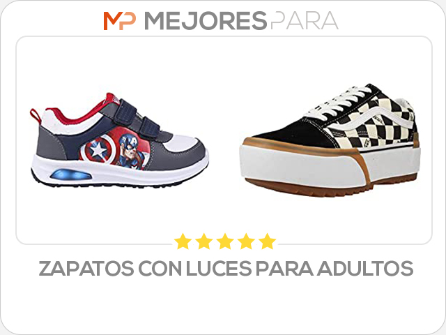 zapatos con luces para adultos