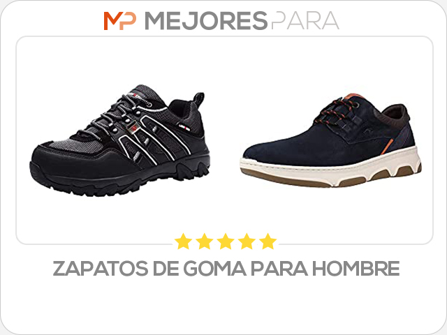 zapatos de goma para hombre