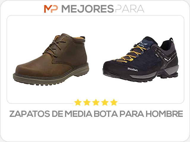 zapatos de media bota para hombre